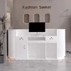 Geschäft Salon Empfangstisch Theke Tresen Kasse Laden Beige Produktbild-Vorschau 2