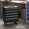 Servante d'atelier 5 tiroirs - noir Voir les images du produit 7