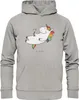 Mr. & Mrs. Panda Bedruckter Hoodie Einhorn Cocktail Größe Produktbild-Vorschau 1