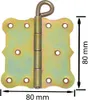 Kulissenscharniere Scharniere Türscharniere 80 x 80 Türband Produktbild-Vorschau 3