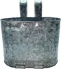 Metall Balkonkasten silber - 34 x 38 x 33 cm - Verzinkt - Produktbild-Vorschau 3
