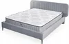 Bett Grau Doppelbett Schlafzimmer Holz Möbel Design Produktbild-Vorschau 3