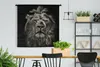 MuchoWow® Wandteppich Wandbehang Löwe - Tiere - Porträt - Produktbild-Vorschau 3