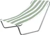 A striped beach chair on a white background. Podgląd zdjęcia produktu