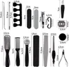 Maniküre-Pediküre-Set Fußpflege Set, 23 Pcs Edelstahl Produktbild-Vorschau 2
