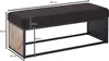 FineBuy Panca imbottita 105 cm Legno massello Tessuto - Anteprima dell’immagine prodotto 3