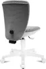 A white and gray office chair shown from the back. Produktbild-Vorschau