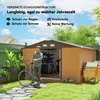 Outsunny Gerätehaus Geräteschuppen Gartenhaus Schuppen Produktbild-Vorschau 4