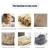Seersucker Stoff Sofa Schonbezug mit Rock, Möbelschutz,  Produktbild-Vorschau 4