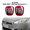 Nálepka Fiat 3D logo náhradního dílu pro Bravo přední + Náhled obrázku produktu 2