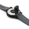 Close-up of a smartwatch back with a USB-C adapter plugged in. Produktbild-Vorschau
