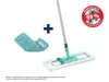 A mop with an extra cover and a promotional graphic. Produktbild-Vorschau