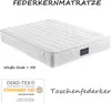 UnboxG Matrace 160x200 cm 7zónová výška 25cm pružinová Náhled obrázku produktu 9
