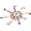 Domino Mexican Train D12 Deluxe Denkspiel im Holzkasten Produktbild-Vorschau 2