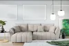 AX LIVING Ecksofa mit Schlaffunktion Verciani L Sofa Beige Produktbild-Vorschau 3