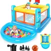 Hüpfburg mit Pool 272x170cm - Kinder Springburg mit Produktbild-Vorschau 1