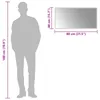 vidaXL LED-Badezimmerspiegel Transparent 80 x 40 cm Produktbild-Vorschau 6