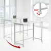 Tavolo pieghevole Maclean bianco piano mobile 100x50cm max. Anteprima dell’immagine prodotto 10