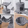 Škrabadlo pre mačku, veľké, 7 poschodí, 125 cm, domček, Náhľad obrázku produktu 3