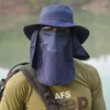 Rybársky klobúk, slnečný klobúk, outdoorová ochrana proti Náhľad obrázku produktu 2