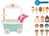 LUPILU Eiswagen Spielküche Kinder Echtholz Holzspielzeug Produktbild-Vorschau 1