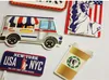 Nálepka s reliéfom a strieborným kovaním - New York Náhľad obrázku produktu 2