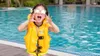 Schwimmweste Kinder Schwimmhilfe Lernweste aufblasbar Gelb Produktbild-Vorschau 4