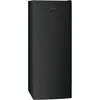 A black upright freezer shown from the front. Produktbild-Vorschau