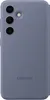 A light blue Samsung phone case is shown from the back. Produktbild-Vorschau