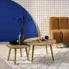 sweeek - Set aus 2 runden Couchtischen - Eschenlook Produktbild-Vorschau 3