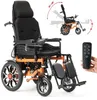 Fauteuil roulant électrique léger et pliable Dossier et Voir les images du produit 1