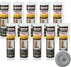 Isolbau Zement-Fix 10 x 300 ml Betongrau Express Produktbild-Vorschau 1