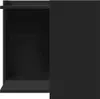 vidaXL Zásobník na odpadky černý 53x53x51 cm Materiál na Náhled obrázku produktu 4