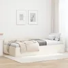 vidaXL Eckbettgestell mit Kopfteil Creme 90 cm x 200 cm Produktbild-Vorschau 2