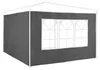 Pareti laterali Relaxdays per gazebo, set da 2, A x L 2x3 Anteprima dell’immagine prodotto 1