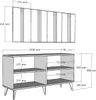 Skye Decor, Asel - Anthracite, Silver, Wohnzimmerschränke, Produktbild-Vorschau 7