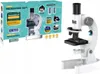 A product box for a children's microscope set is shown next to the actual microscope. Anteprima dell’immagine prodotto