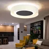 LED Deckenleuchte, Textil, Metall, weiß, beige, D 60 cm Produktbild-Vorschau 2