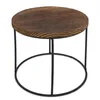 Tabouret à fleurs 2 pièces avec plateau foncé - Table Voir les images du produit 6