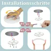 ZMH LED stropní svítidlo bílé ploché stropní svítidlo 24 W Náhled obrázku produktu 5