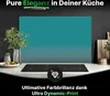Spritzschutz Küchenrückwand Glas 100 x 60 cm Türkisblau - Produktbild-Vorschau 1