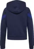 Hummel Travel Kapuzen Sweatshirt Damen, blau, L Produktbild-Vorschau 2