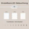 VASAGLE Schminktisch mit Spiegel, RGB-Beleuchtung, Produktbild-Vorschau 6