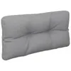 vidaXL Paletový vankúš sivý 80x40x12 cm Látka Náhľad obrázku produktu 4