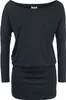 Black Premium by EMP Damen schwarzes kurzes Langarm-Kleid Produktbild-Vorschau 3