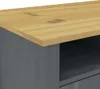 Scrivania Hill Grey 150x50x74 cm in legno di pino massiccio Anteprima dell’immagine prodotto 12