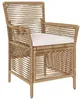vidaXL Gartenstuhl 4 stk. Beige und Creme Poly-Rattan Produktbild-Vorschau 3