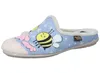 Manitu Damen Hausschuh Bienen Blumen Pantoffel kuschelig Produktbild-Vorschau 6