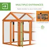 PawHut Hühnerstall aus Holz, Hühnerkäfig, Netzgehege, 140 x Produktbild-Vorschau 5