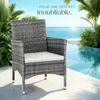 Lot de 2 fauteuils de jardin en rotin avec 2 sets de Voir les images du produit 9